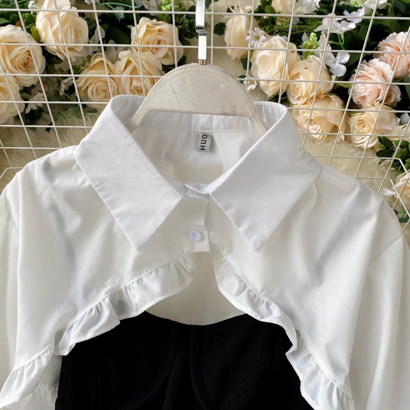 Французское сексуальное платье на бретельках — фото 7