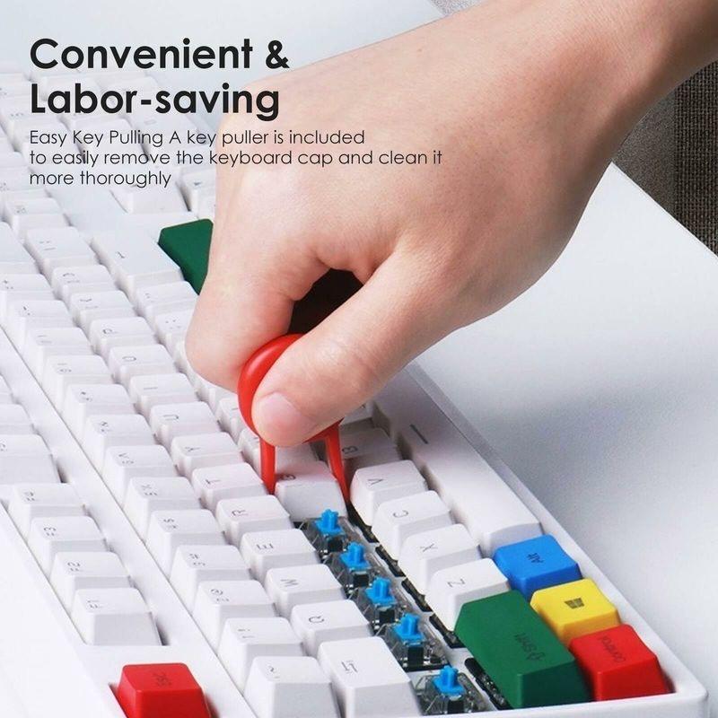 Reinigungsbürste Tastaturbürste Computerreinigungsset Kopfhörer Notebook Desktop Kamera Zwischenraum Staub Bluetooth Staubentfernungsbürste