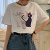 Tričko Kawaii Sailor Moon Harajuku Ženy Ullzang Kreslené estetické tričko z 90. let Roztomilá grafika