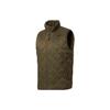 Outerwear C Pad Solid Color Stand Collar Casual Vest Men Outerwear Green GU5739
