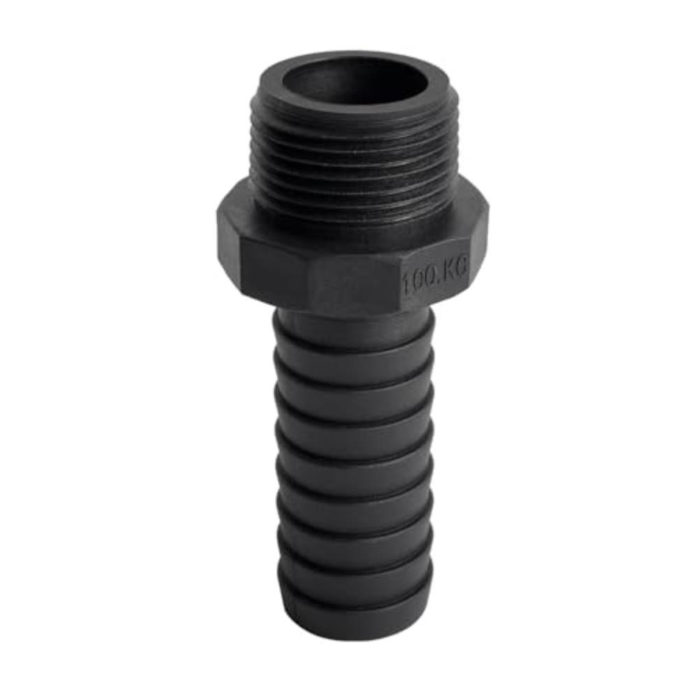 5PCS Plastic Hose Barb Fitting Adapters with NPT Male Connector Suitable for Wide Temperature Range and Pressure Conditions