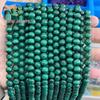 Perles Rondes Lâches en Malachite Naturelle Qualité 7A pour Accessoires de Bijoux DIY - Produits Semi-Finis Faits Main