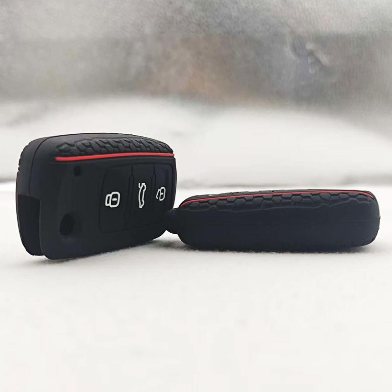 NEW Silicone Cover Case Car key Protect Shell For Volkswagen Polo Passat b5 golf 4 5 6 MK5 MK6 Eos Bora Beetle TSI