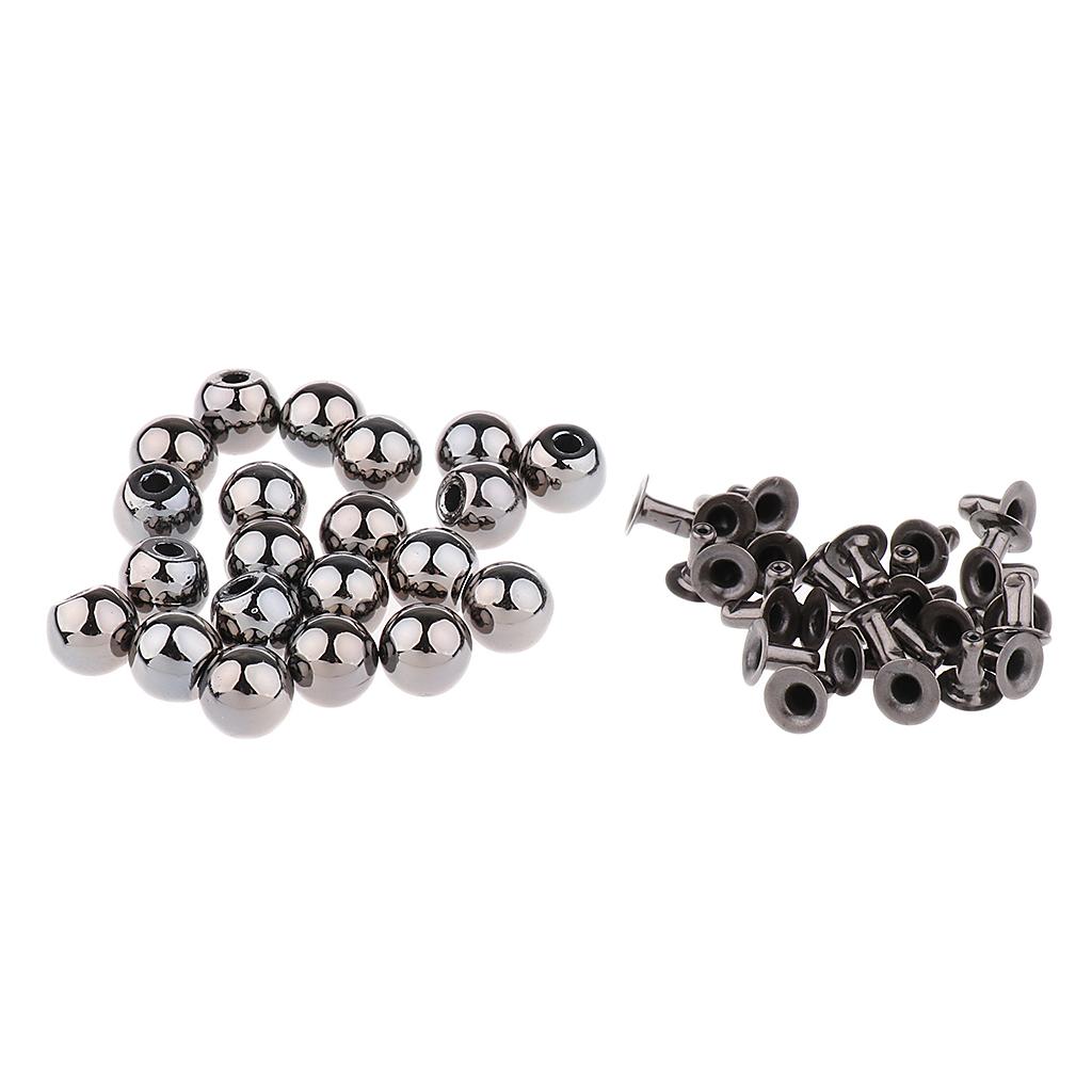 Faux Pearl Studs Decorative Rivet Buttons Plastic Beads Garment Accessories for DIY Crafts Clothes