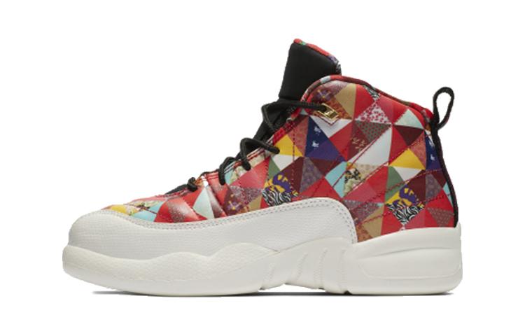 Jordan 12 Retro Китайский Новый год 2019 PS BQ6498-600 13C