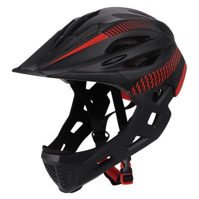 CE Certified Kids Mountain Bike Helmet with Rear Light & Bug Mesh, Lightweight Breathable Safety Helmet for Balance Bike Cycling one size