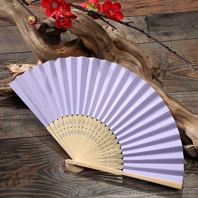 1pc Portable Bamboo Hand Fan with Foldable Design, Hollow Wooden Construction, Ideal for DIY Summer Accessories and Crafts, Foldable Fan|Elegant