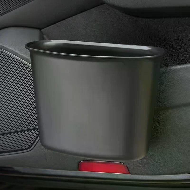Leak-Proof Car Garbage Can Small Size Multipurpose Leak-Proof Garbage Container Storage Organizers Automotive Garbage Cans