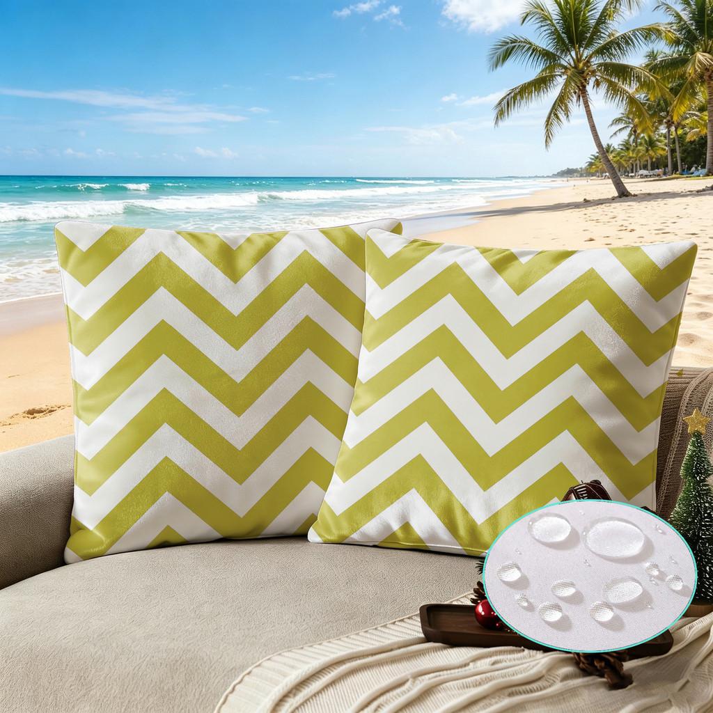 Modern Minimalist Polyester Waterproof Pillow Cover With Digital Print For Living Room Decor