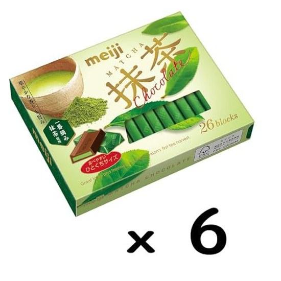 Meiji Chocolate Matcha Box 26 pieces 6 boxes