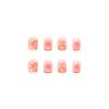 Artificial Nails Summer New Pink Wear Nails Orange Nail Art False Nails Removable