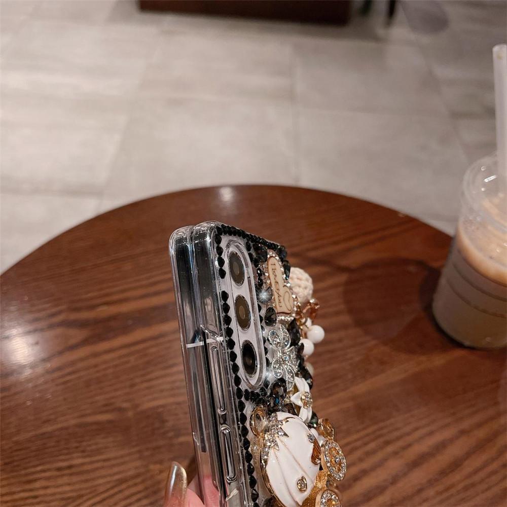 Exquisite Luxus DIY Diamant Anti-Drop Schutzhülle Für Samsung Galaxy Z Fold 7 6 5 4 3 2 Luxuriöser Strassstein Frau Telefon Celular Hülle