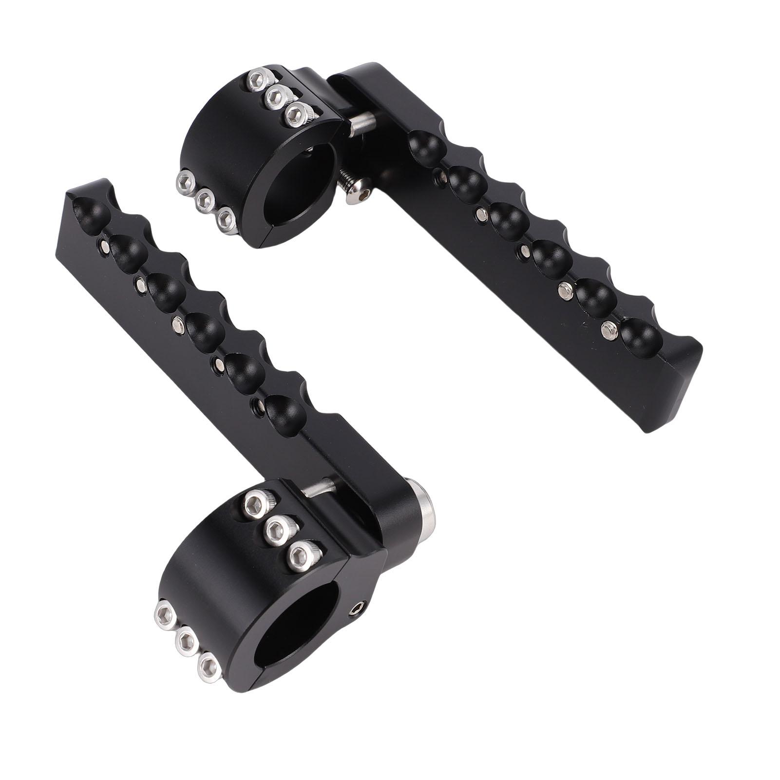 

Front Folding Foot Peg Aluminum Alloy 25mm Diameter Crash Bar Footrest Replacement for R1300GS 2013-Later