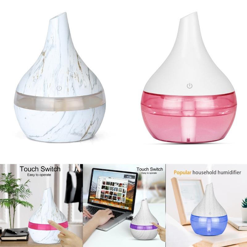 20cc 300ml Air Humidifier With Atmosphere Lamps Pp/abs Material For Bedroom Bedside