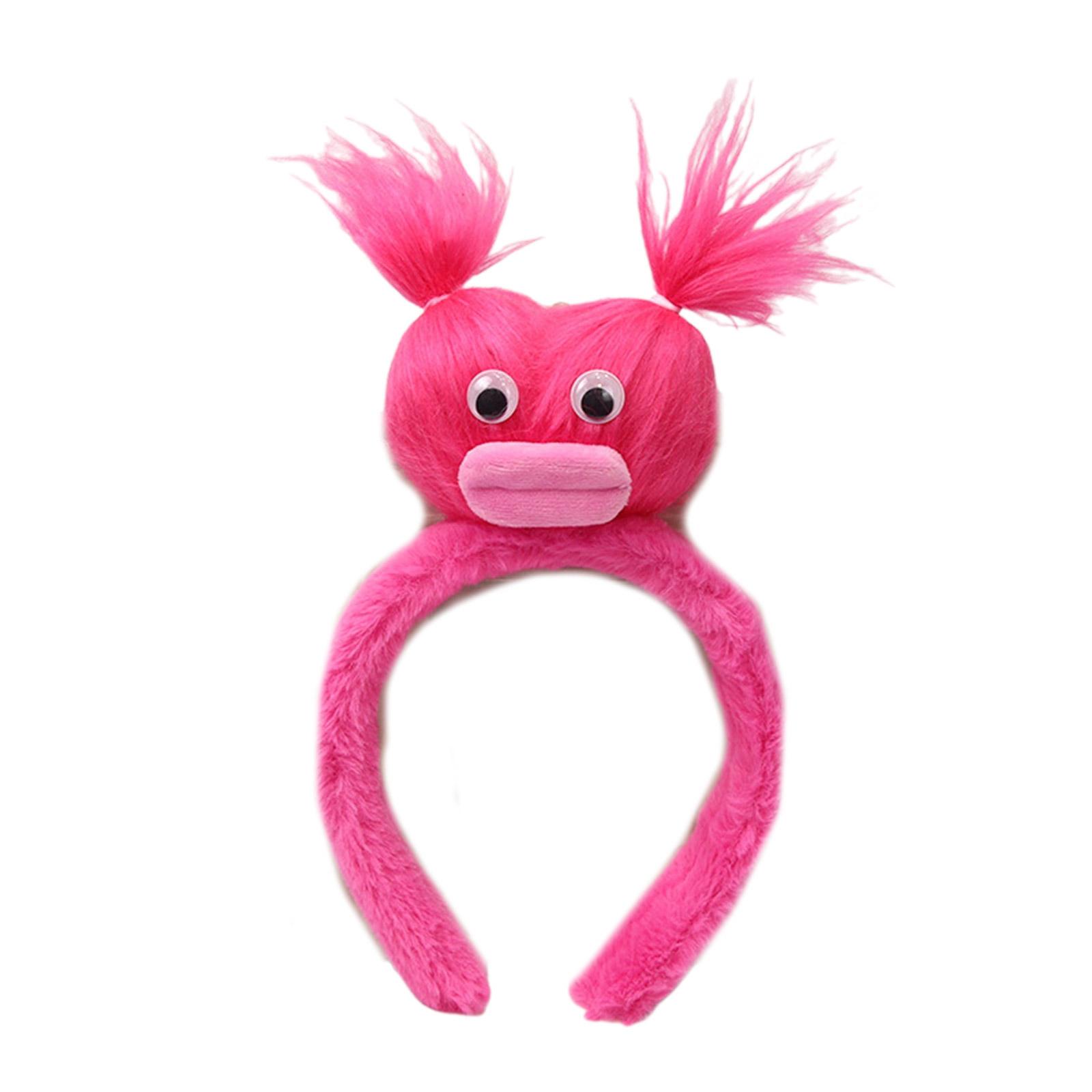 

Adorkable Clown Headpiece Prom Birthday Hair Bands Headwear Cartoon Clown with Plaits Hair Colorful Hair Headpiece