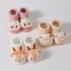 2 Pairs 0-6 Months Baby Socks Newborn Baby Girls Socks Spring and Autumn Cute Cartoon Cotton 3D Doll Sock Infant Socken