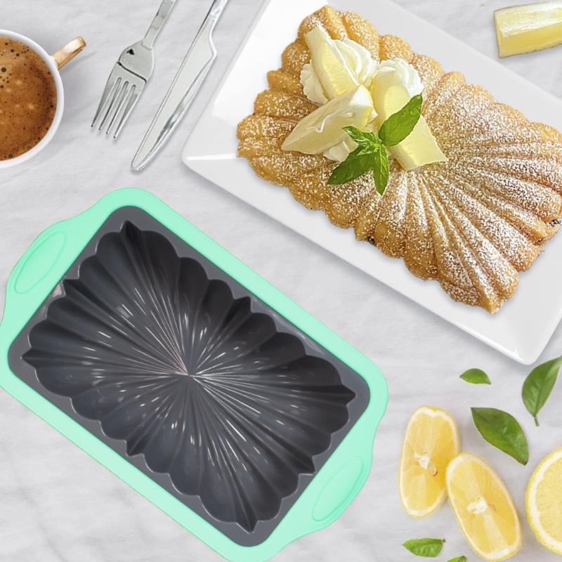 Convenient Cake Molds Flower Silicone Baking Pans Baking Molds Baking Cake Pans Suitable for Cake Dessert Baking