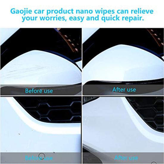 2Pcs Multifunctional Magic Auto Car Scratch Remover Cloth Paint Repairing Tool