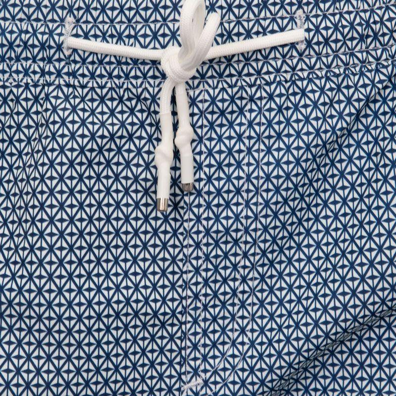 Badeanzug kurz marinebasilikum bedruckt Herren DEELUXE 74