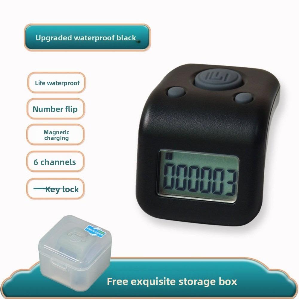 Waterproof Handheld Tally Counter Rechargeable Finger Counters Mini Tally Clicker  Sports Tracking
