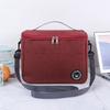 Isolierte Lunchtasche Wasserdicht Große Kapazität Thermische Lebensmitteltasche Verstellbarer Schultergurt Verdickt Büro Schüler Bento Tasche Tragbare Picknicktasche
