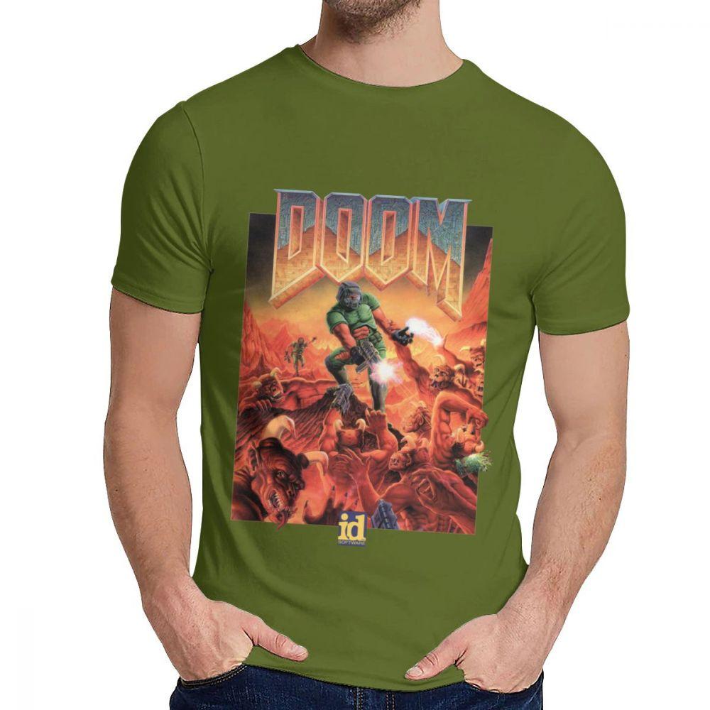 Picture Custom Doom Ii Hell On Earth 1994 T Shirt For Male Summer Cool Man 100