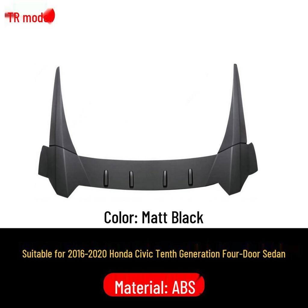 R-Style Rear Roof Spoiler Deflector for 2016-2020 Honda Civic Sedan