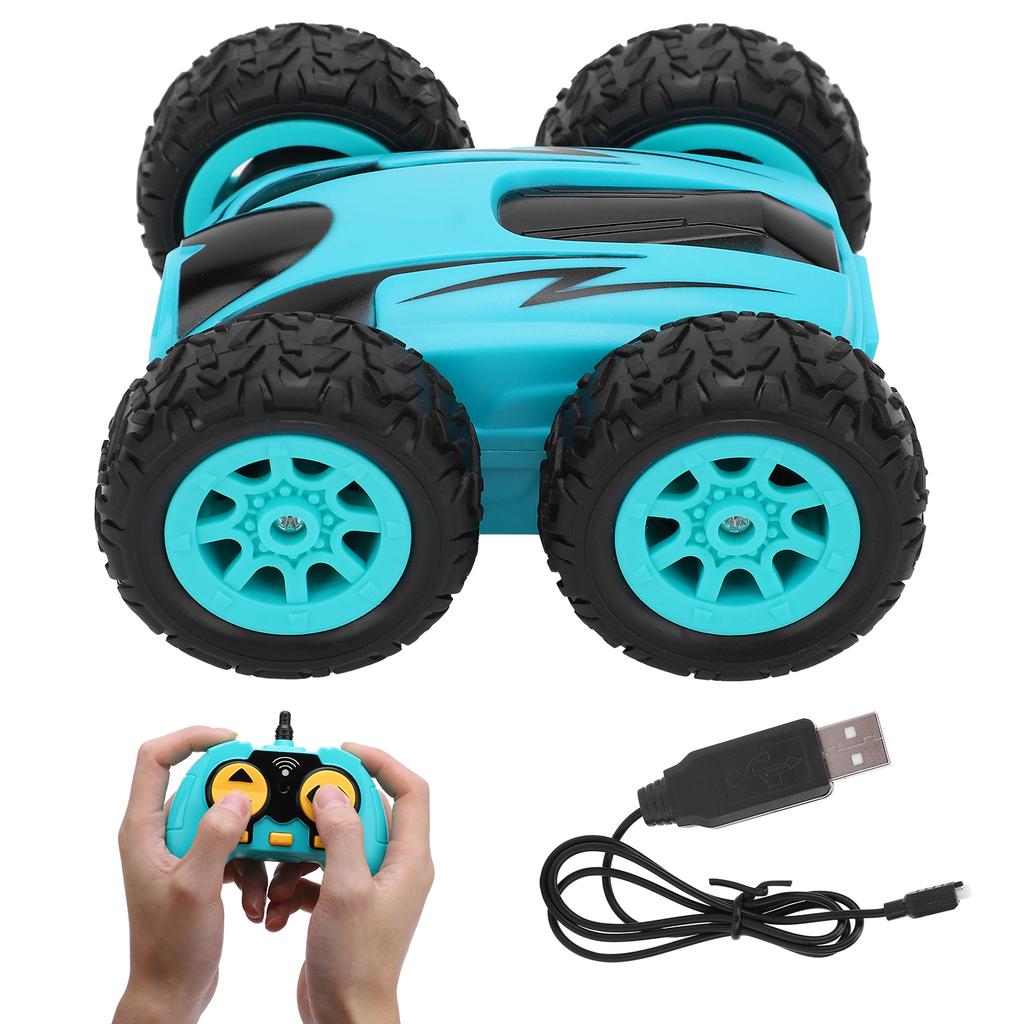 Stunt 2.4G High Speed TwoSided 360 Degree Rotate Wireless RC Car Fourwheel Drive(yellow )