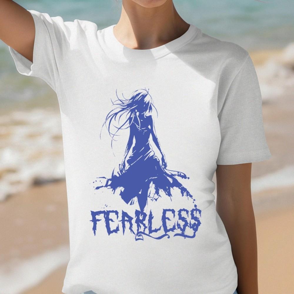 Fearless T-shirt, Strong woman tshirt, Music concert tee, Fierce Lady Design #26 Unisex T-Shirt XXXL