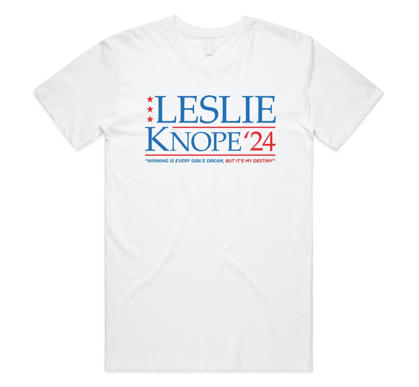 Leslie Knope 2026 T-shirt Tee Funny Parks and Recreation For USA President XL