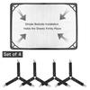Fitted Sheet Clips 8 Pcs Triangle For Bed Sheet Holders Adjustable Sheet Suspenders Mattress Gripper Clips For Bed Mattress