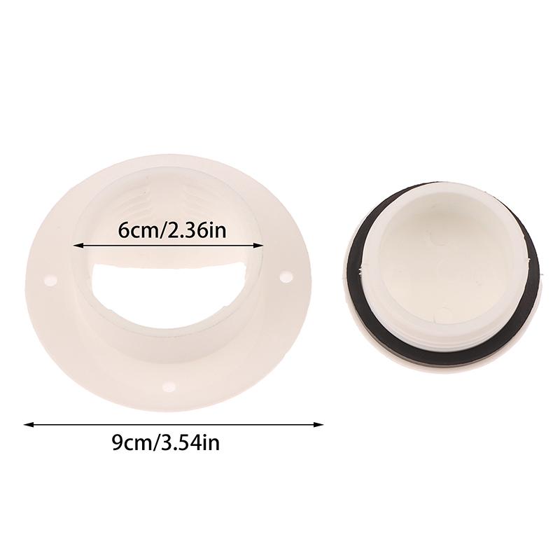 Bujão de Barco Branco Universal Tampa de Rosca Montagem Bujão Rolha Marinho Bujão de Dreno de Barco Tampa de Rosca Para Viveiros de Peixes Freezers de Barco Iates