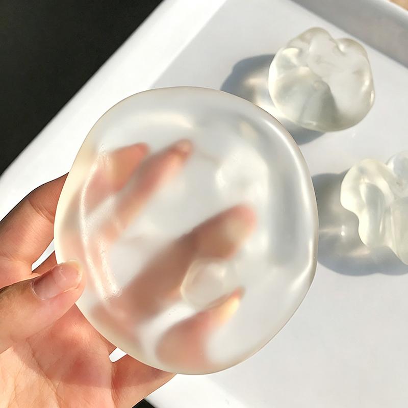 Squishy Plasticity Fidget Toys Transparency Coconut Oil Squeeze Toy Funny Anti-Stress Sensory Toy For Adults Gifts