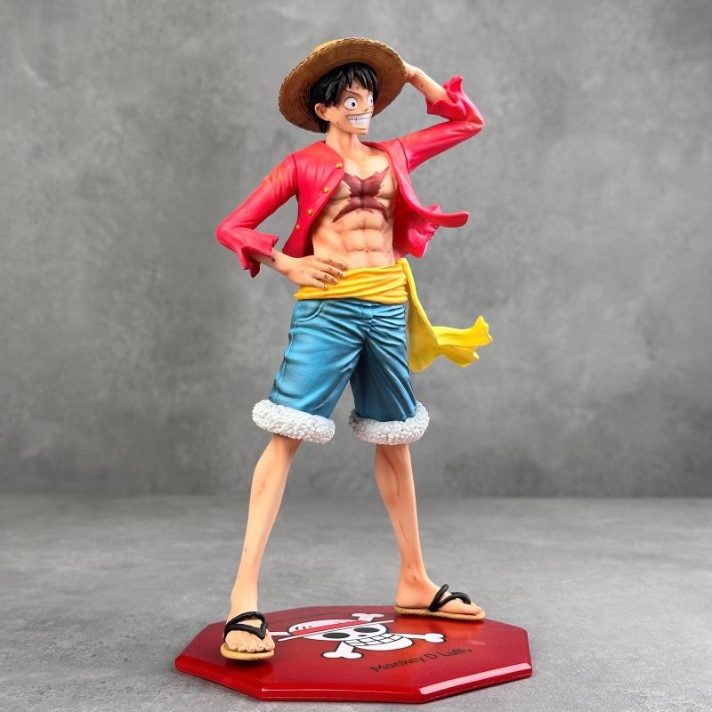 ONE PIECE ZERO Press Hat Ghost Island Luffy, Captain of Straw Hat Group, Straw Hat Smiley Luffy, Model Box Figure