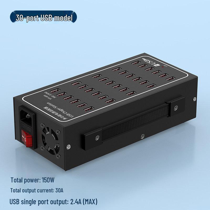 Multi-port USB Fast Charger: Smart Desktop Charging Station for Multiple Devices