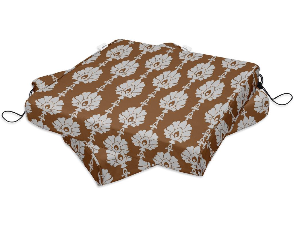 Vargottam Perfect Outdoor Indoor Square Corner Seat Cushions Water-Resistant Lounge Chair 18.5" X 16" Home Office Patio Furniture
