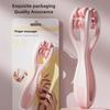 Finger Massager Dual-Row Roller Design Easy Use Relieve Finger Fatigue Promote Blood Circulation Portable Roller Finger Massager