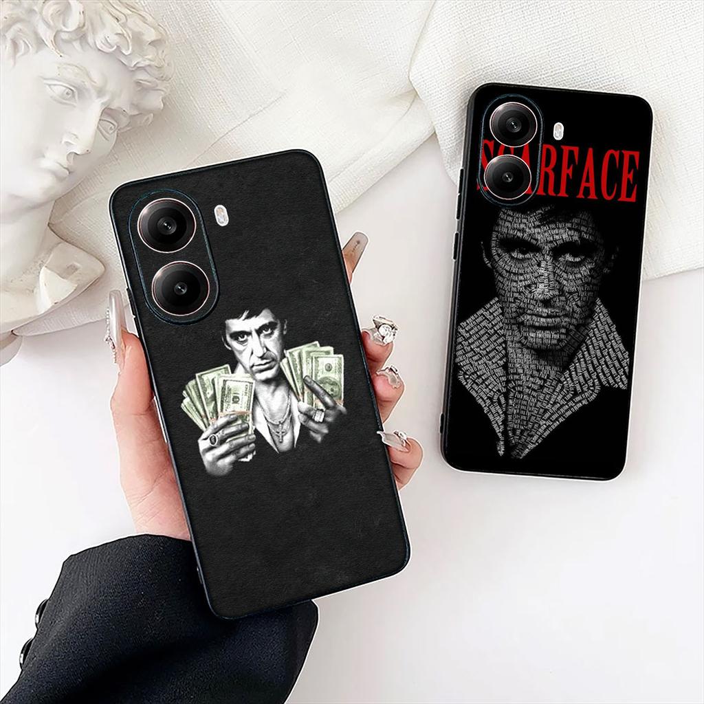 Al Tony Pacino Montana S-Scarfaces Phone Cover for Apple iPhone 12 13 Mini XS 11 Pro Max 7 8 Plus + XR 8+ X SE 2020 SE3 Case