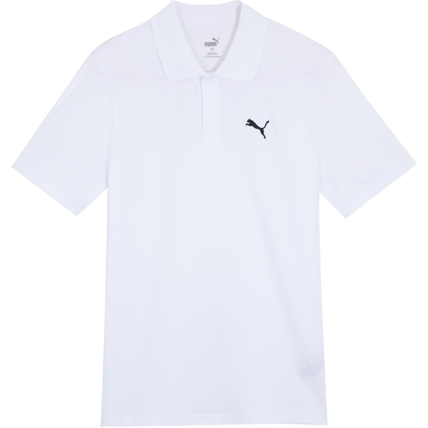 PUMA Polo Shirts Men s White Polo Collar Moderate Other 683486-02 XL