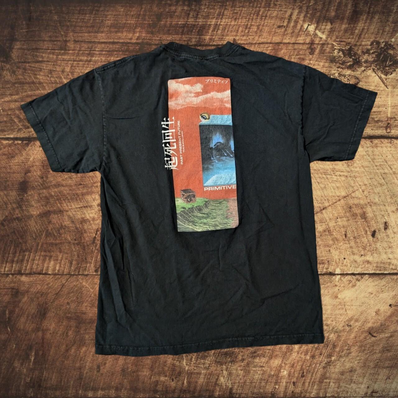 Y2K Grunge Primitive Skater Shirt Past Present Future Large Vintage Unisex T-Shirt XXXXL