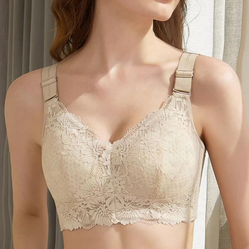 Full‑Coverage Minimizer Bra Anti‑Sag Side‑Fat Collection Lingerie for Large Bust Women