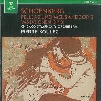 CD BOULEZ (PIERRE)? CHICAGO SYMPHONY O - Schoenberg: Pelleas and Melisande / WPCS4411 Japan ObiClassical Used