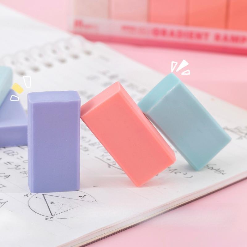 30Pcs Student Specific Gradient Eraser Set, with A High Level of Appearance, Clean Wiping, Less Dust, Pencil Eraser, 4B Eraser. Stationery