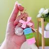 Exquisite Macaron Cake Keychain - Cute Couple Bag Charm, Stylish Car Pendant