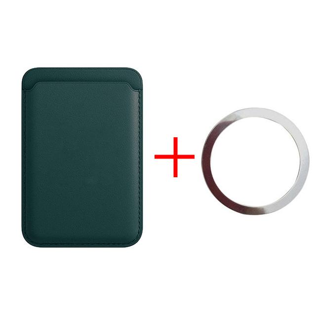For Magsafe For iPhone 16 15 14 13 12 11 8 Magnetic Wallet Leather Compatible For Samsung Huawei Card Holder with MagSafe Magnet