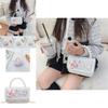 Charming Cartoon Princess Sequin Handbag Cute Mini Purse For Girls Pu Leather