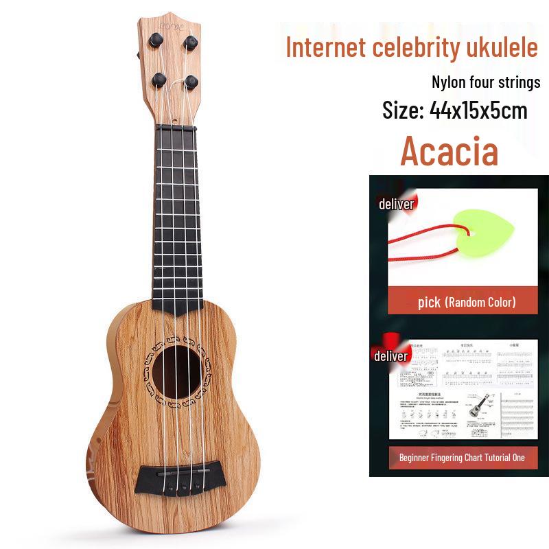 Kids' Musical Toy Ukulele: Playable Beginner Instrument for Boys and Girls