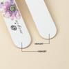 Knife-Shaped Wooden Nail File, 100/180 Double-Sided for Shaping & Buffing, Non-Shedding Grit