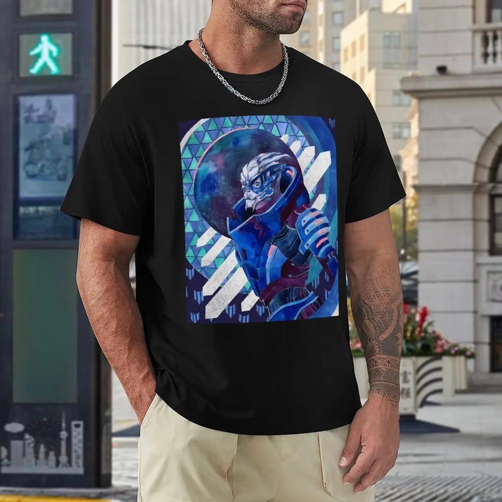 Garrus Vakarian For Sale Top Tee Unique T-shirt Crewneck Movement  Casual Fitness USA Size