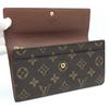 Used Louis Vuitton Pochette Portefeuille Credit Sarah Long Wallet Monogram Brown